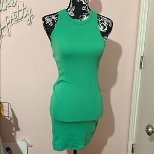 Steve Madden Green Sleeveless Bodycon Dress GREAT CONDITION